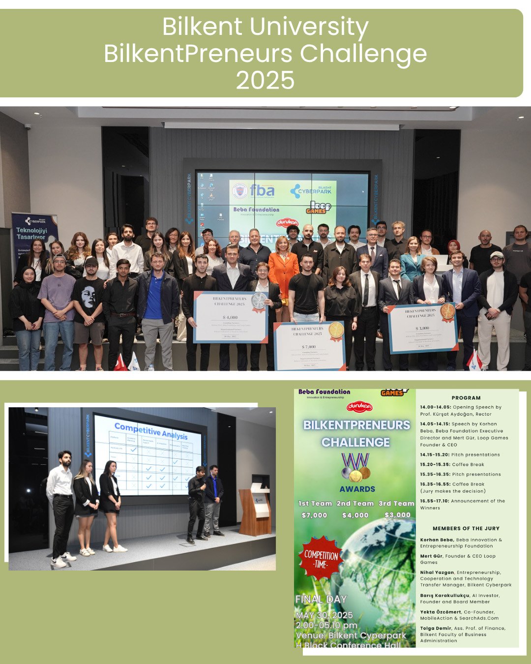 BILKENT UNIVERSITY BILKENTPRENEURS CHALLENGE 