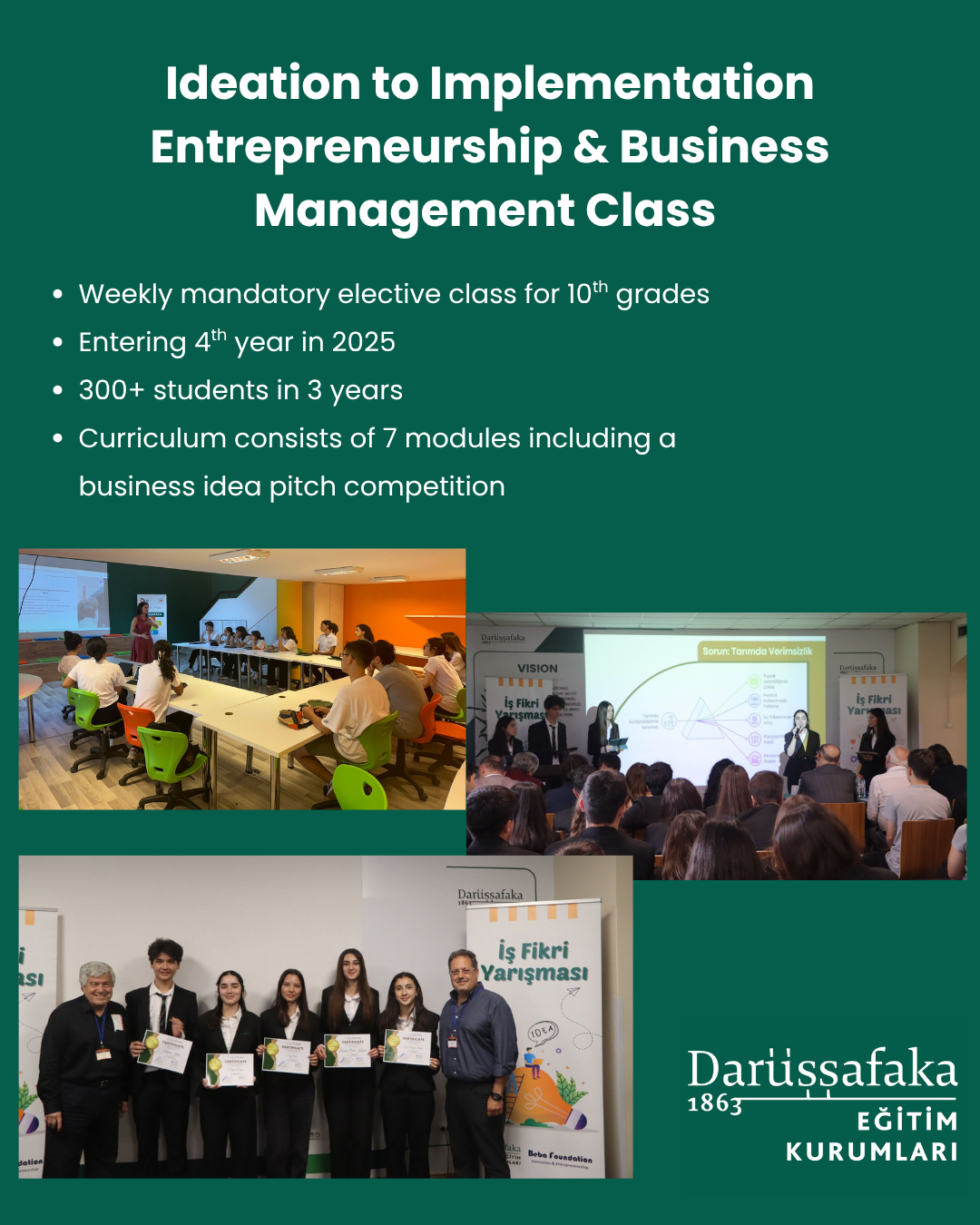 IDEATION TO IMPLEMENTATION ENTREPRENEURSHIP & BUSINESS MANAGEMENT CLASS