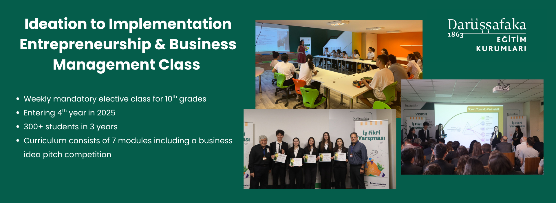 IDEATION TO IMPLEMENTATION ENTREPRENEURSHIP & BUSINESS MANAGEMENT CLASS
